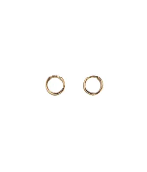 11mm 14k Gold Hoops