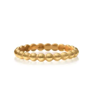 18K Scalloped Ring