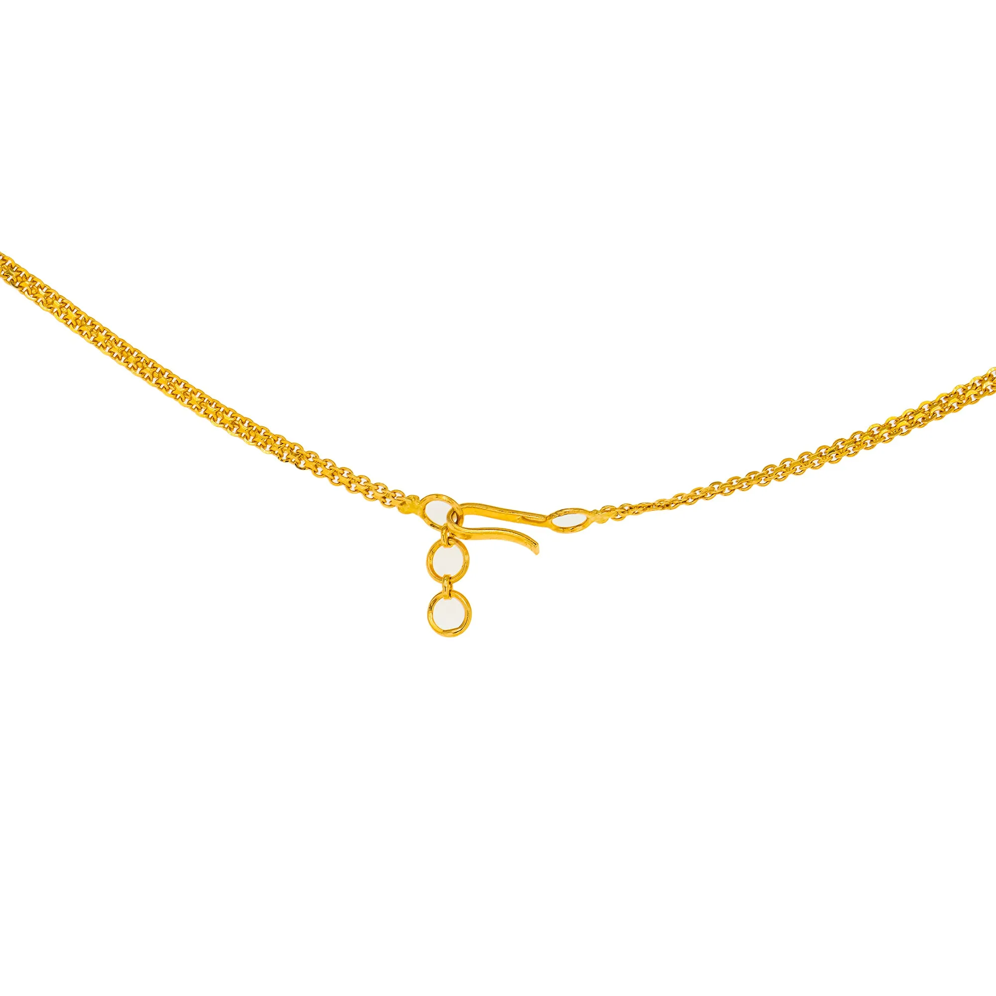 22K Yellow Gold Choker Necklace & Earring Set (32.3 grams)