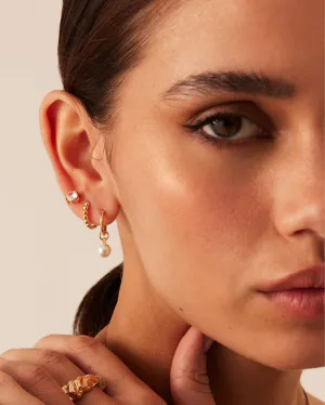 ALLIRA 3 PACK EARRINGS - GOLD PLATED 18K