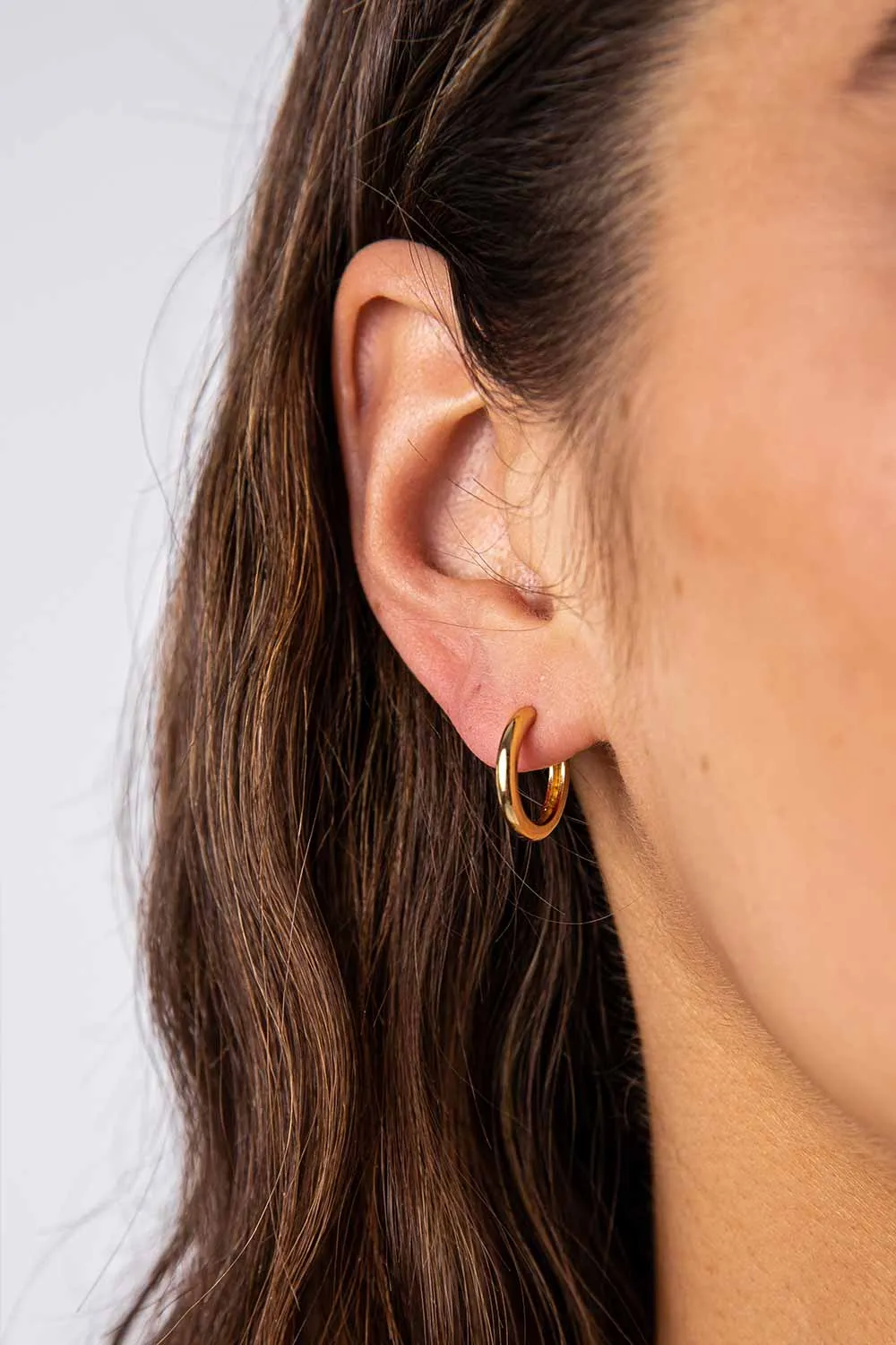 Becca Hoops 18K Gold Plated