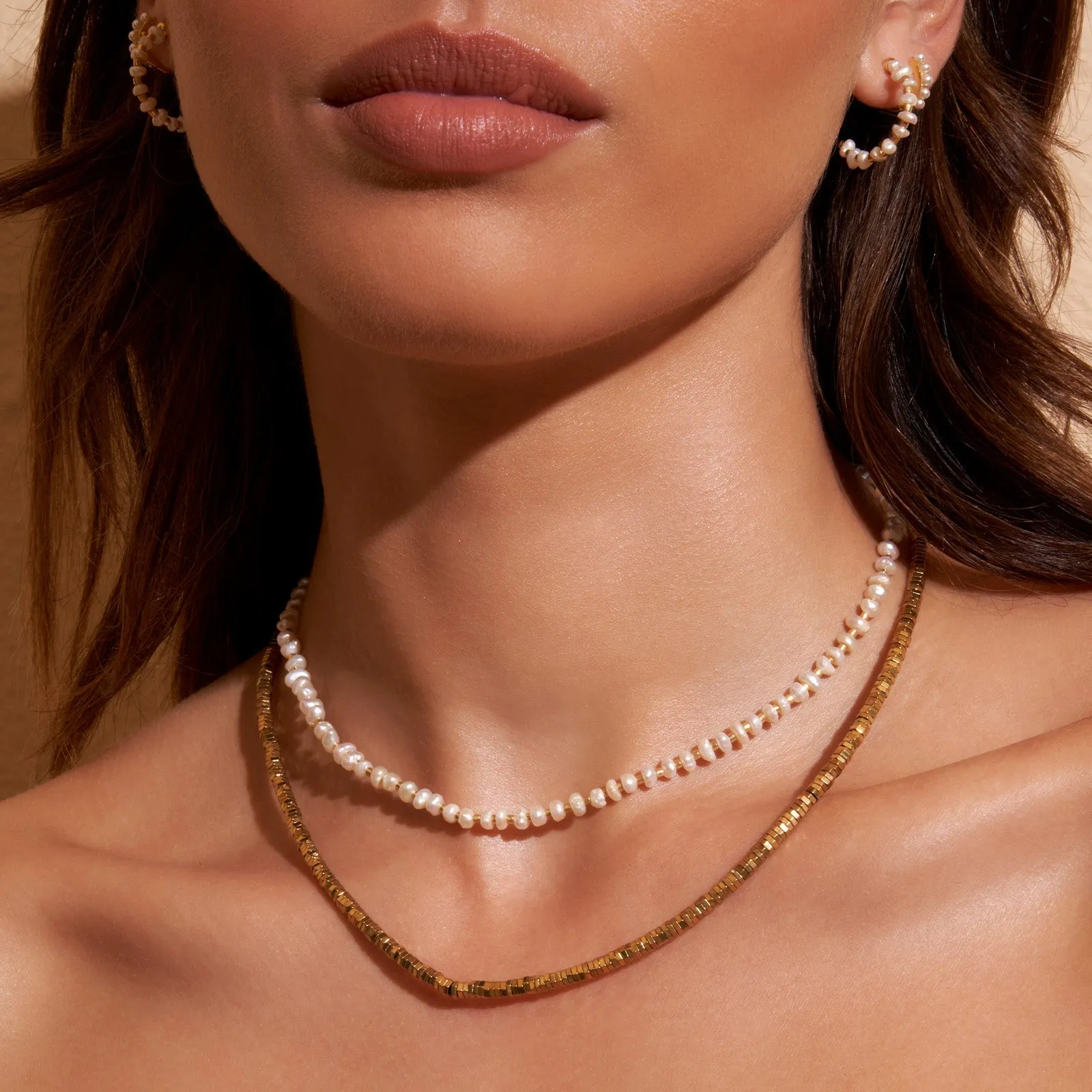 Belle Pearl Choker Necklace