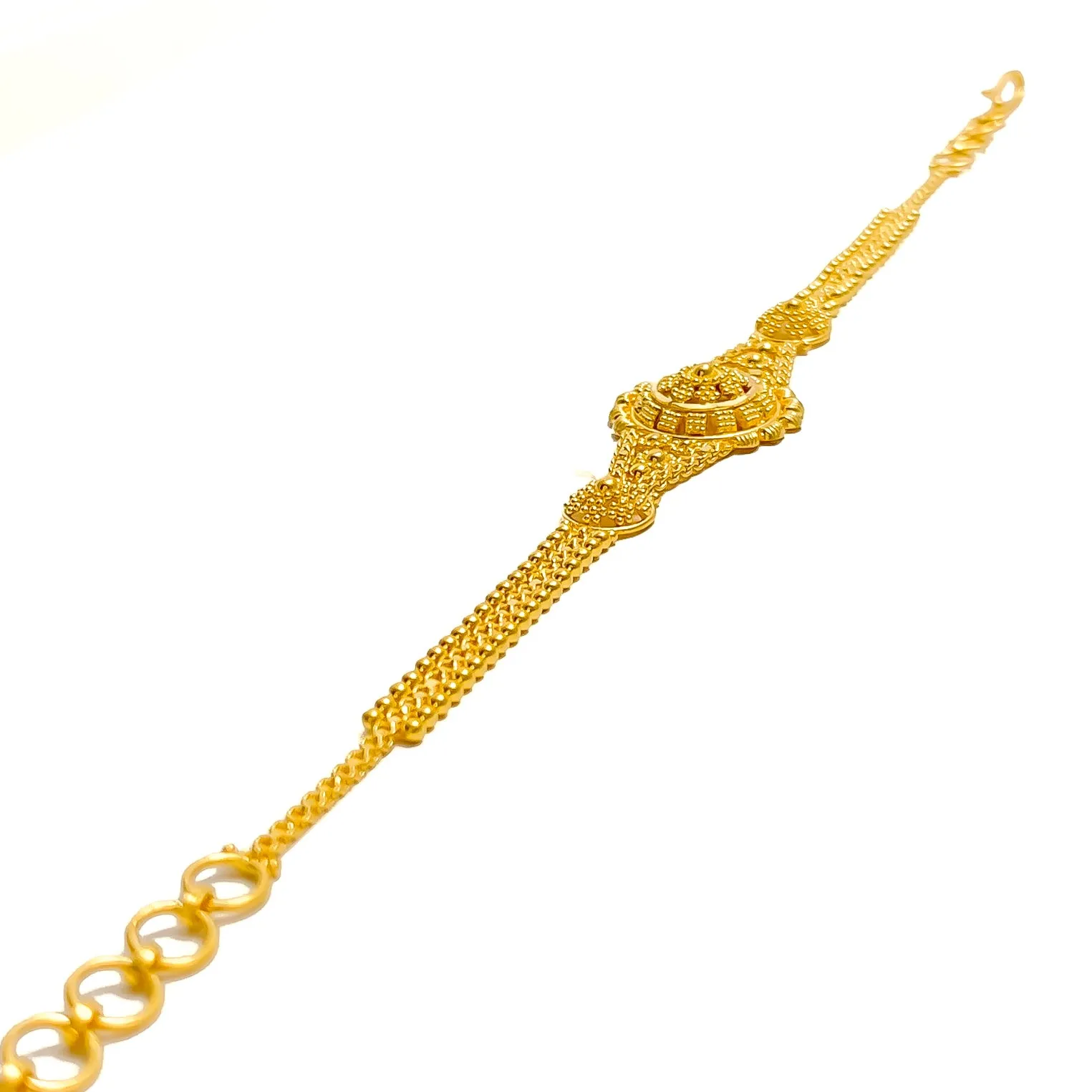 Bespoke Artistic 22k Gold Bracelet