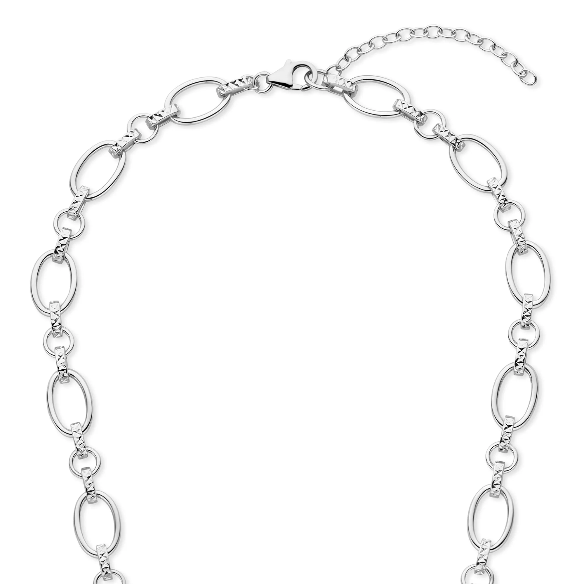 Bibbiena Poppi Clara te 925 sterling silver link necklace