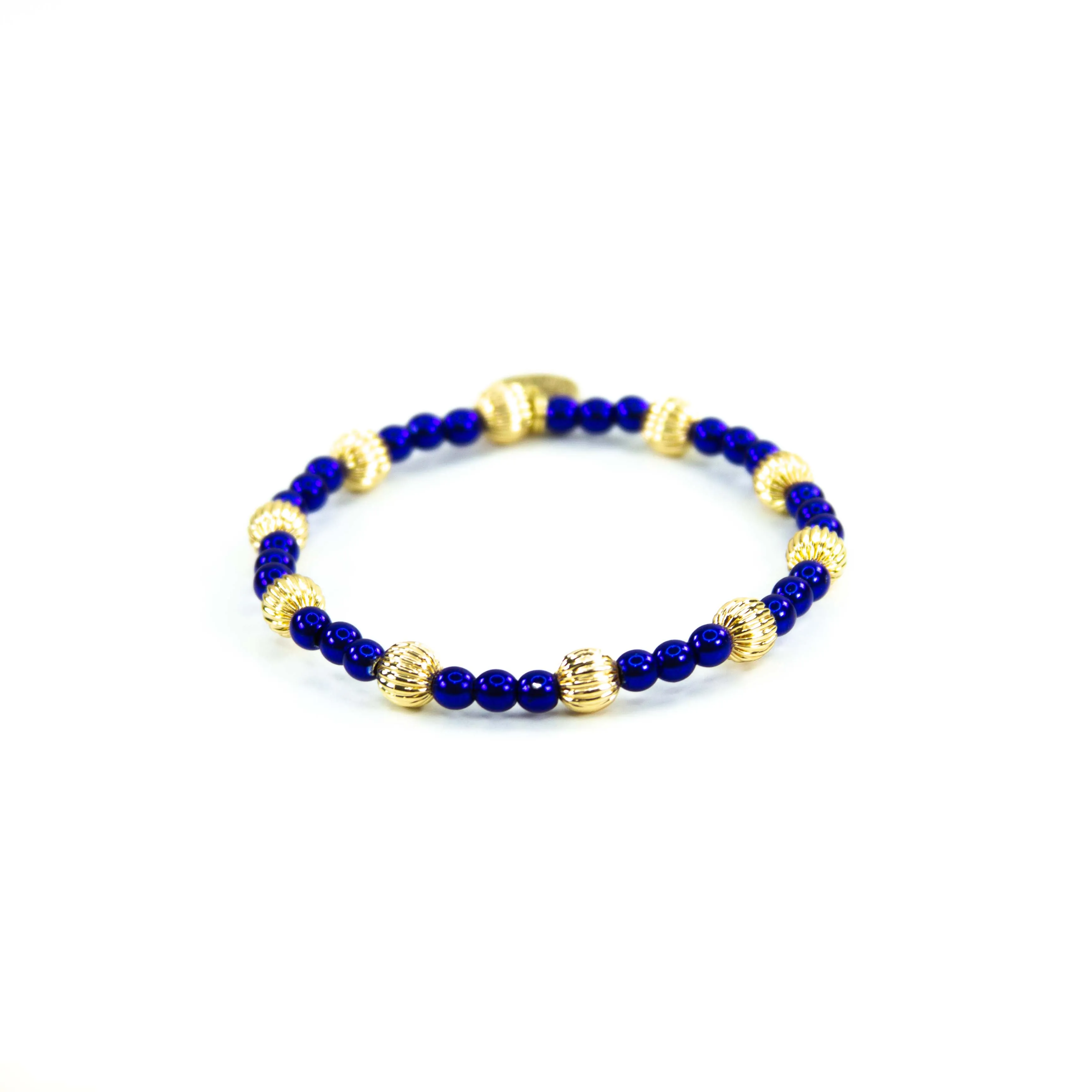 Blue Mix Bead Bracelets