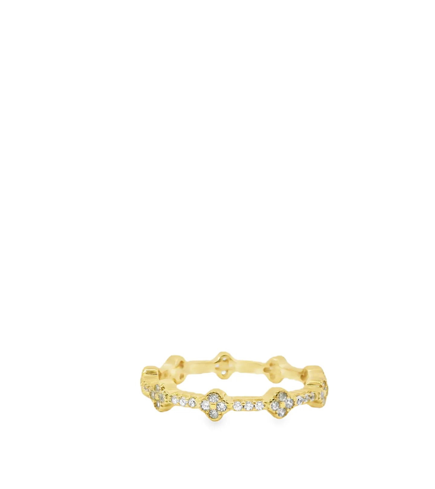 Clover Vermeil Ring