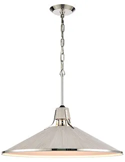 Coastal Chic Angled Shade Pendant/Sunbleached Oak