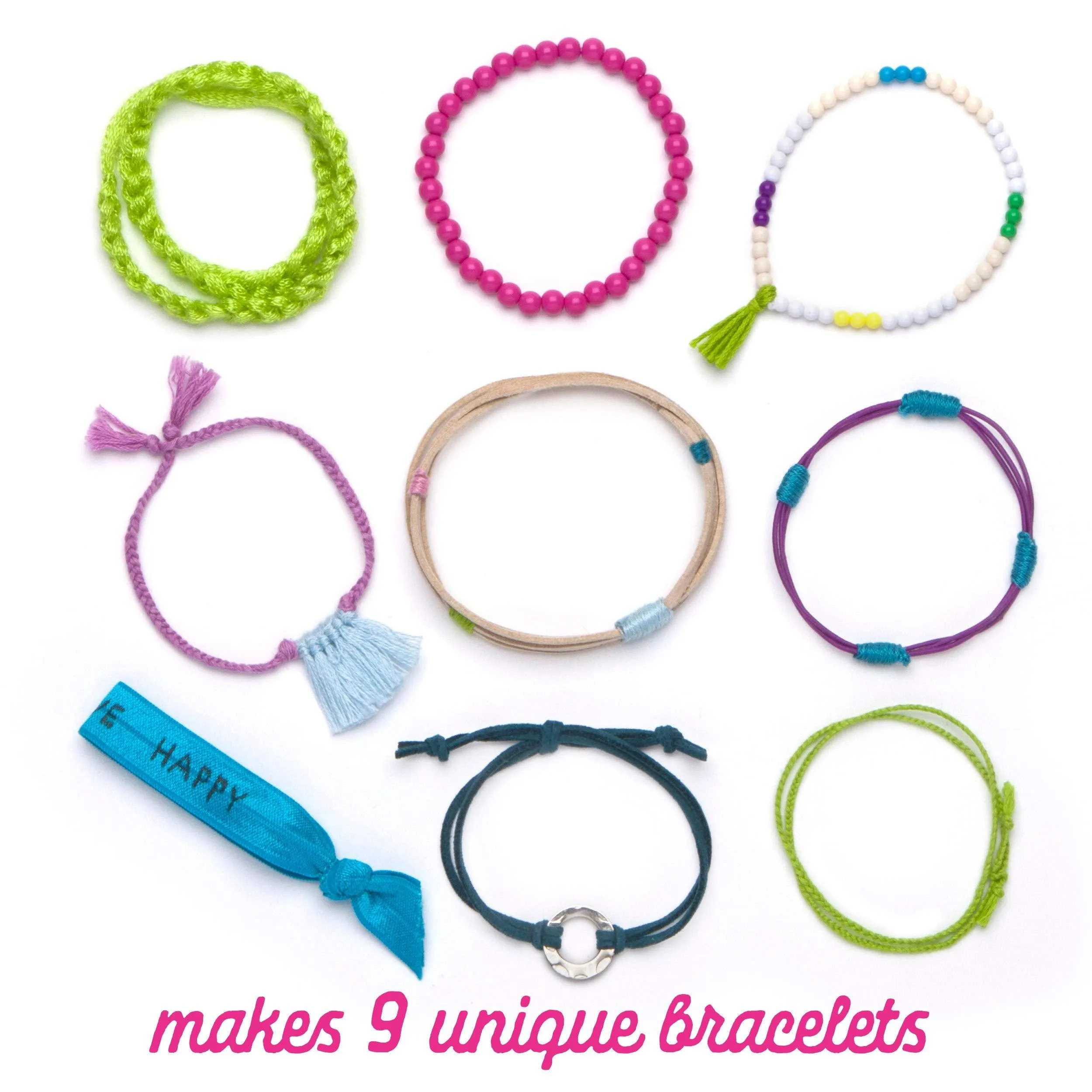 Craft-Tastic Bracelet Baking Craft Kit - Jewel Tones