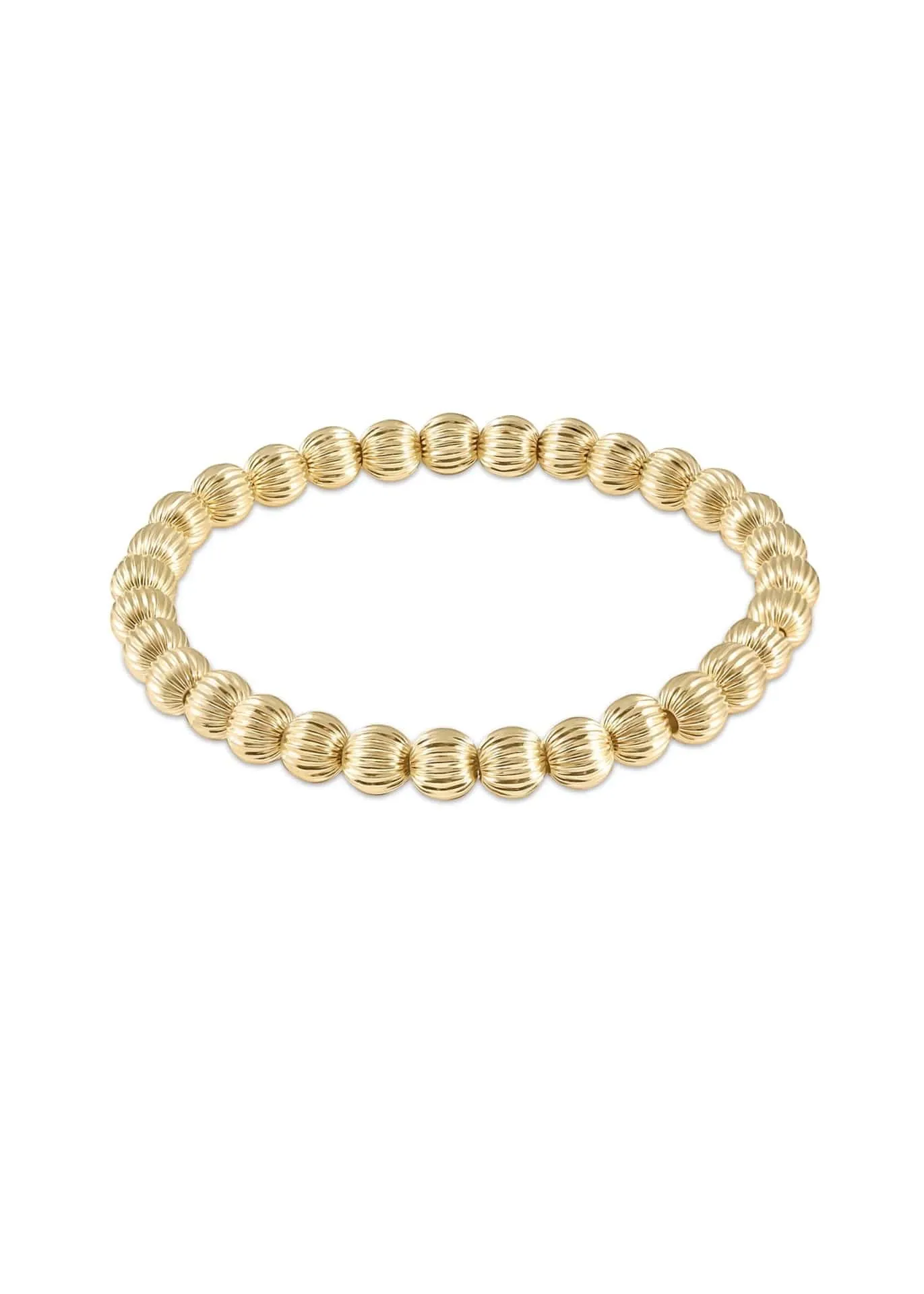 Dignity Gold 6mm Bead Bracelet