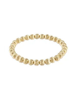 Dignity Gold 6mm Bead Bracelet