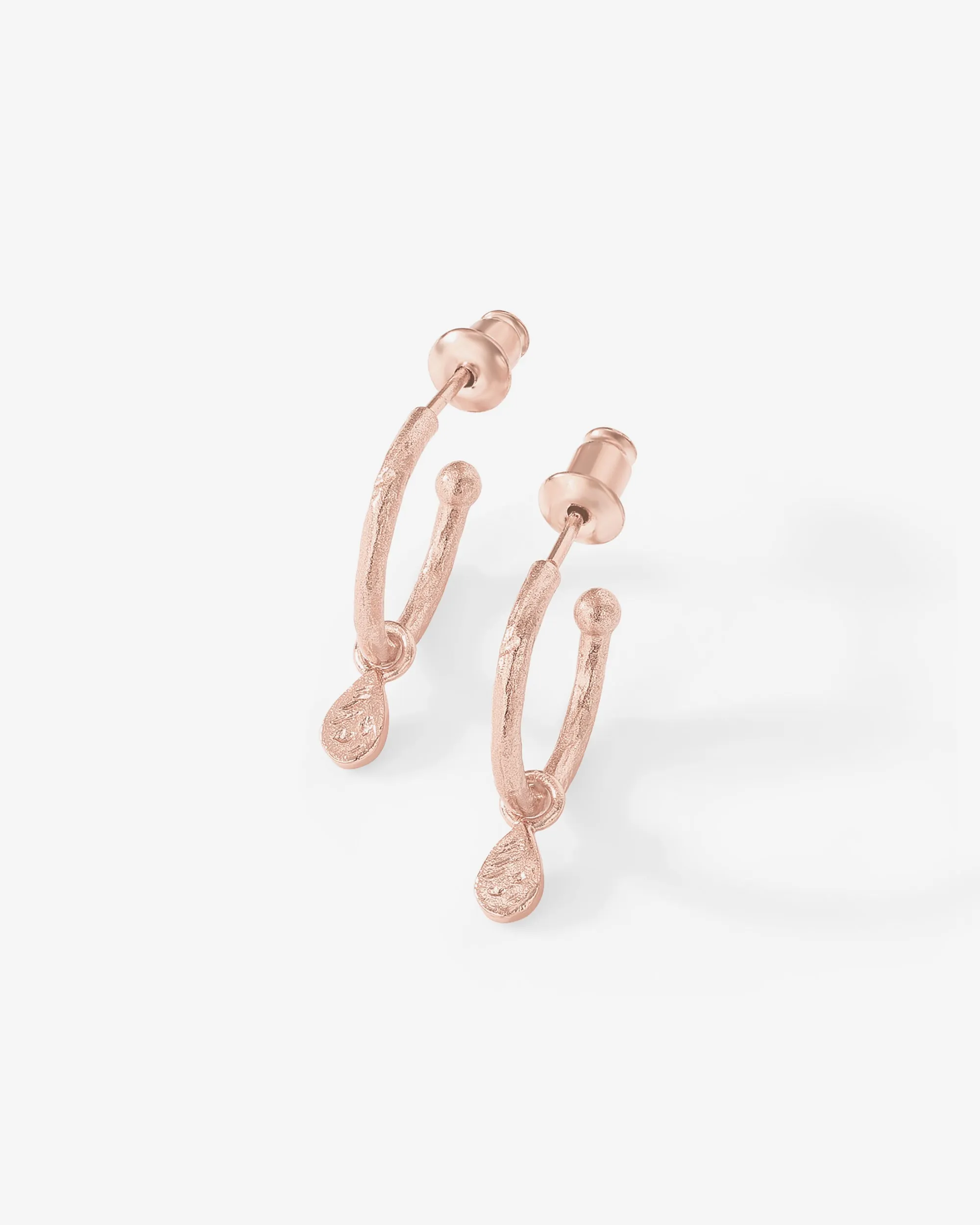 Drop Hammered Hoops