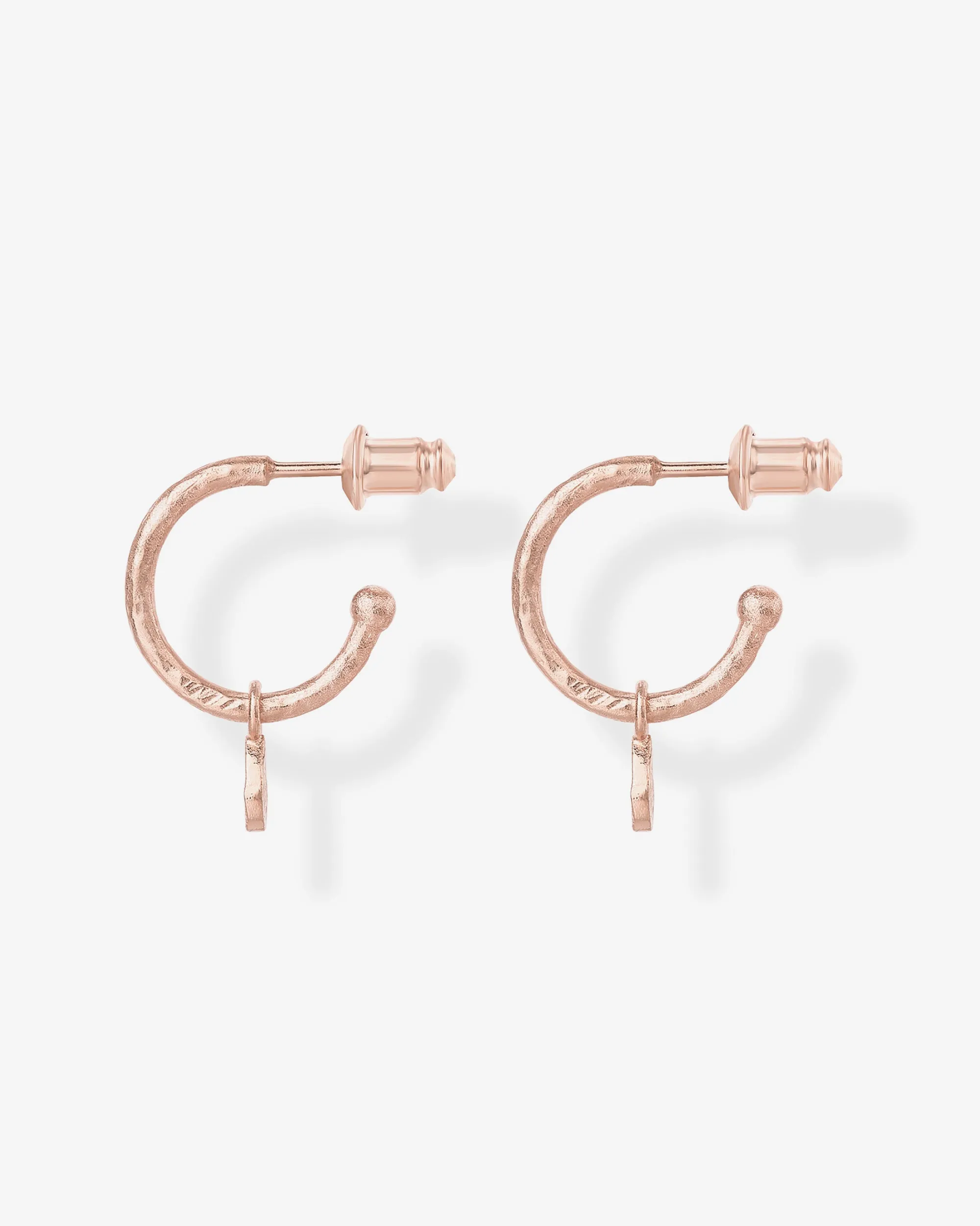 Drop Hammered Hoops