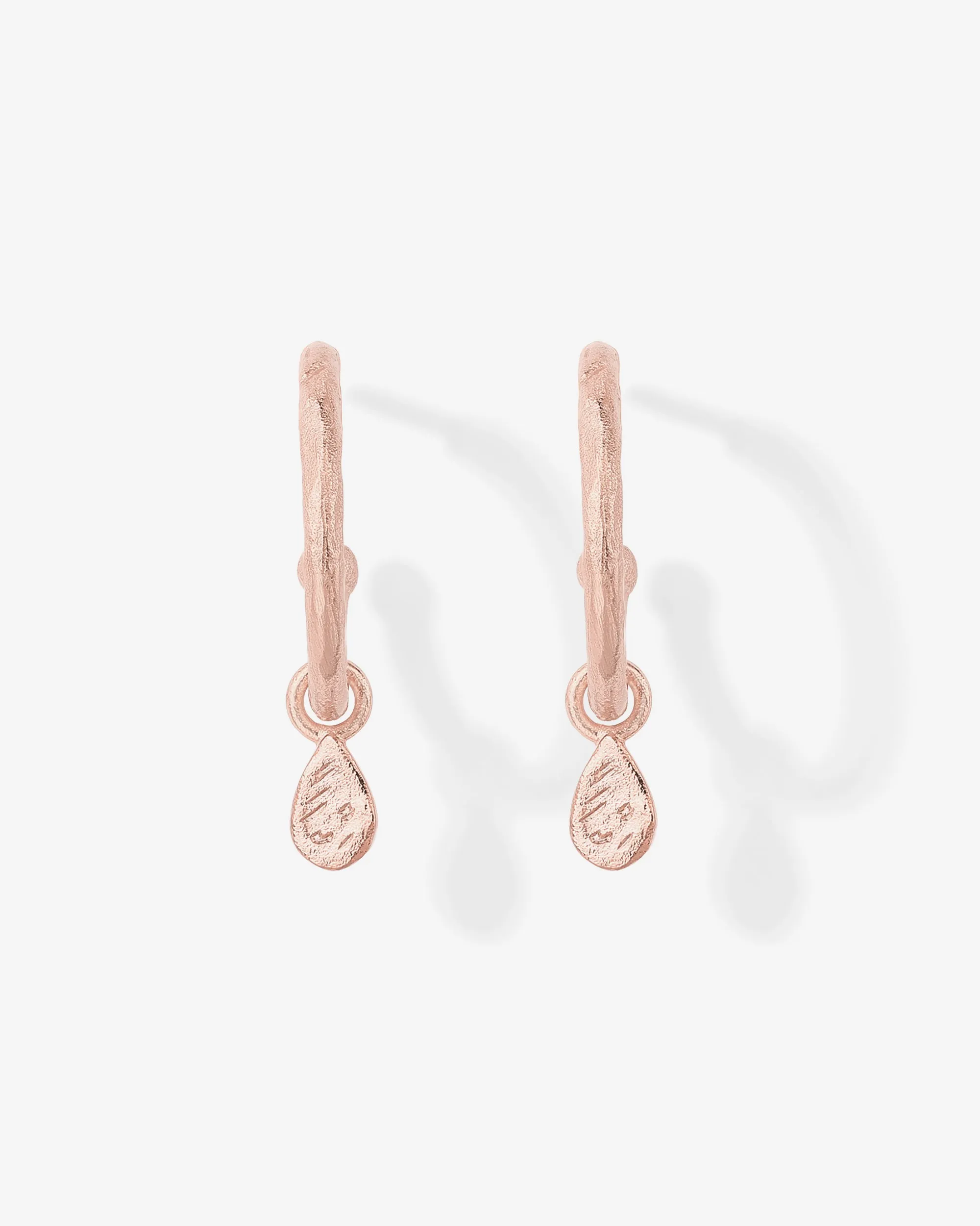 Drop Hammered Hoops