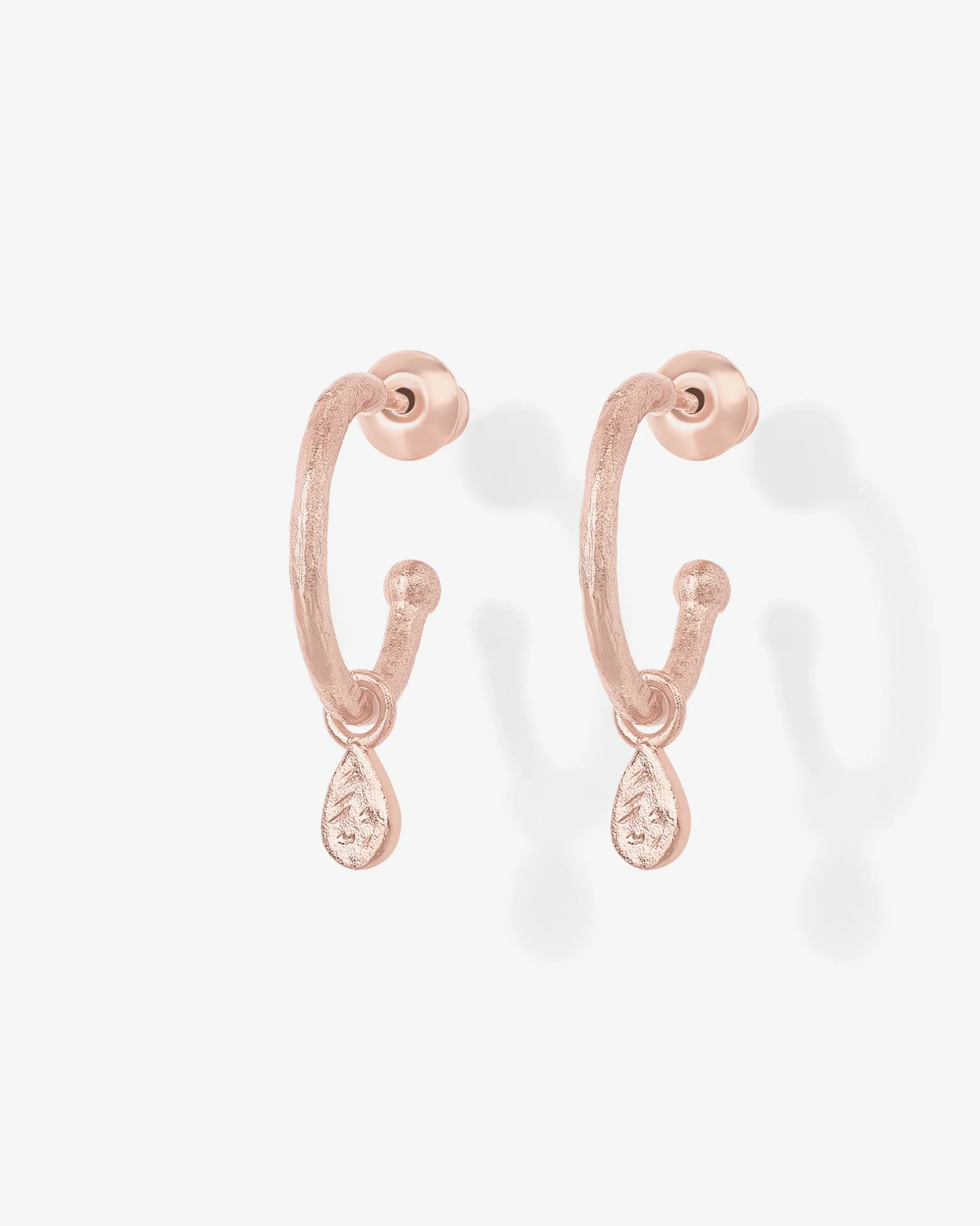 Drop Hammered Hoops