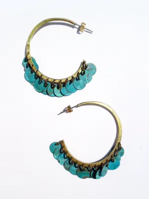 Earrings Arabia Hoops Patina Large