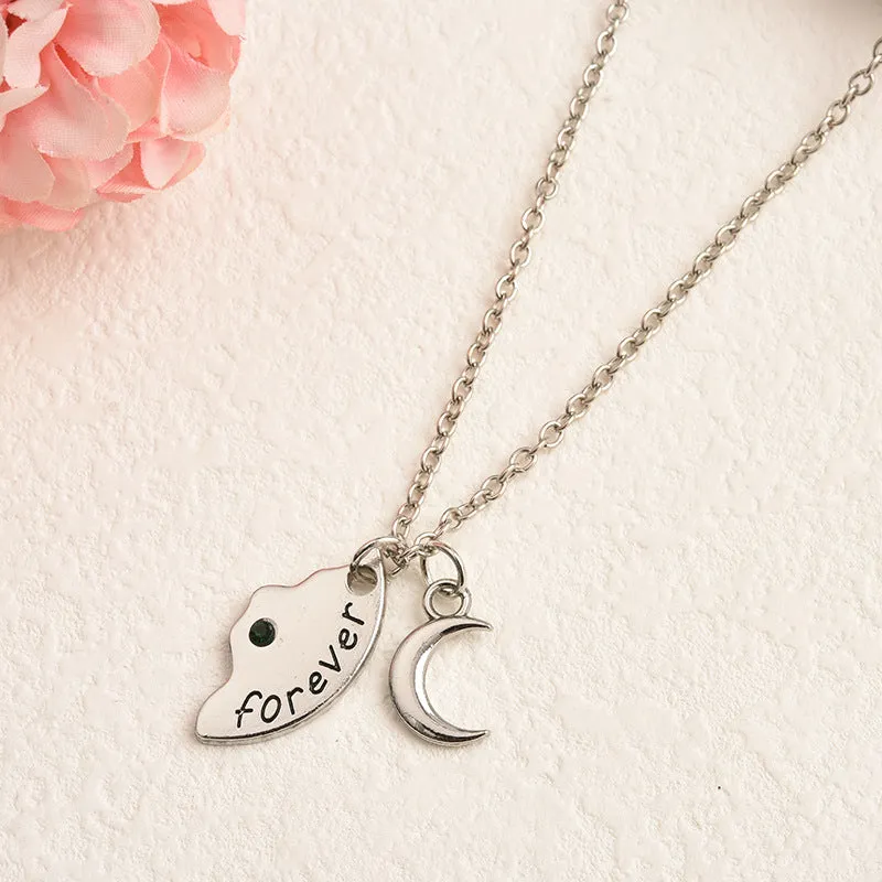 Engravable Best Friends Forever Necklaces Set for 3