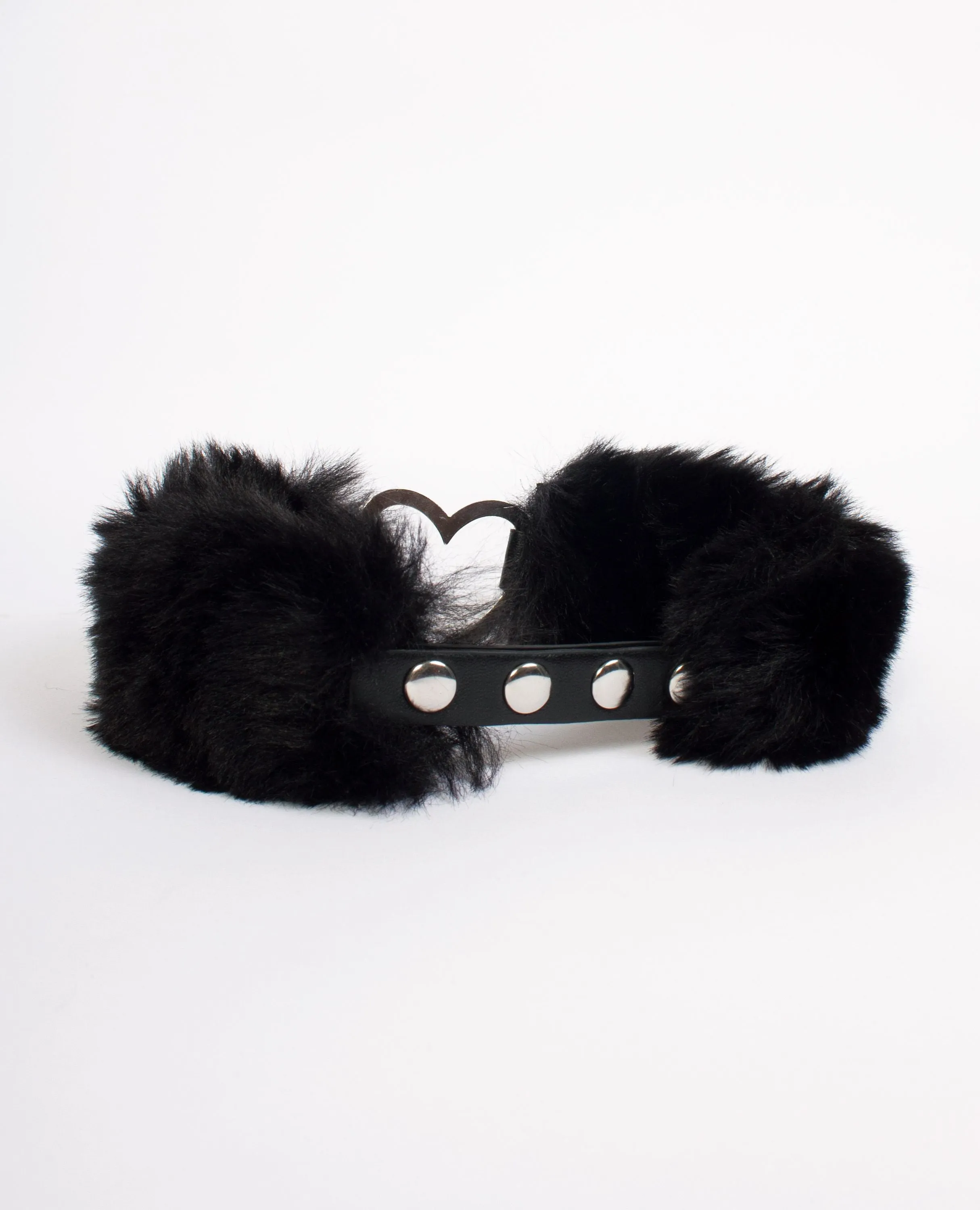 Fur Heart Collar