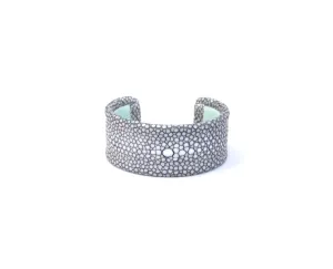 Grey & Mint Dainty Cuff