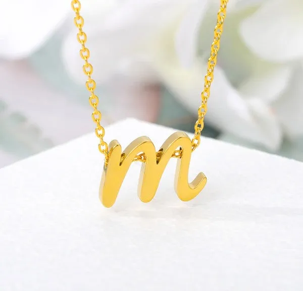 Initial Necklace ( All Letters)