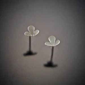 Leaf Trio Stud Earrings