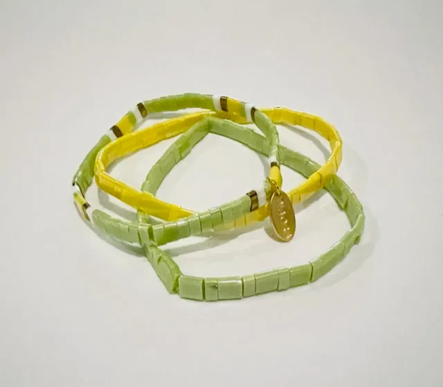 Lenita Stack Bracelet - Lemon & Lime