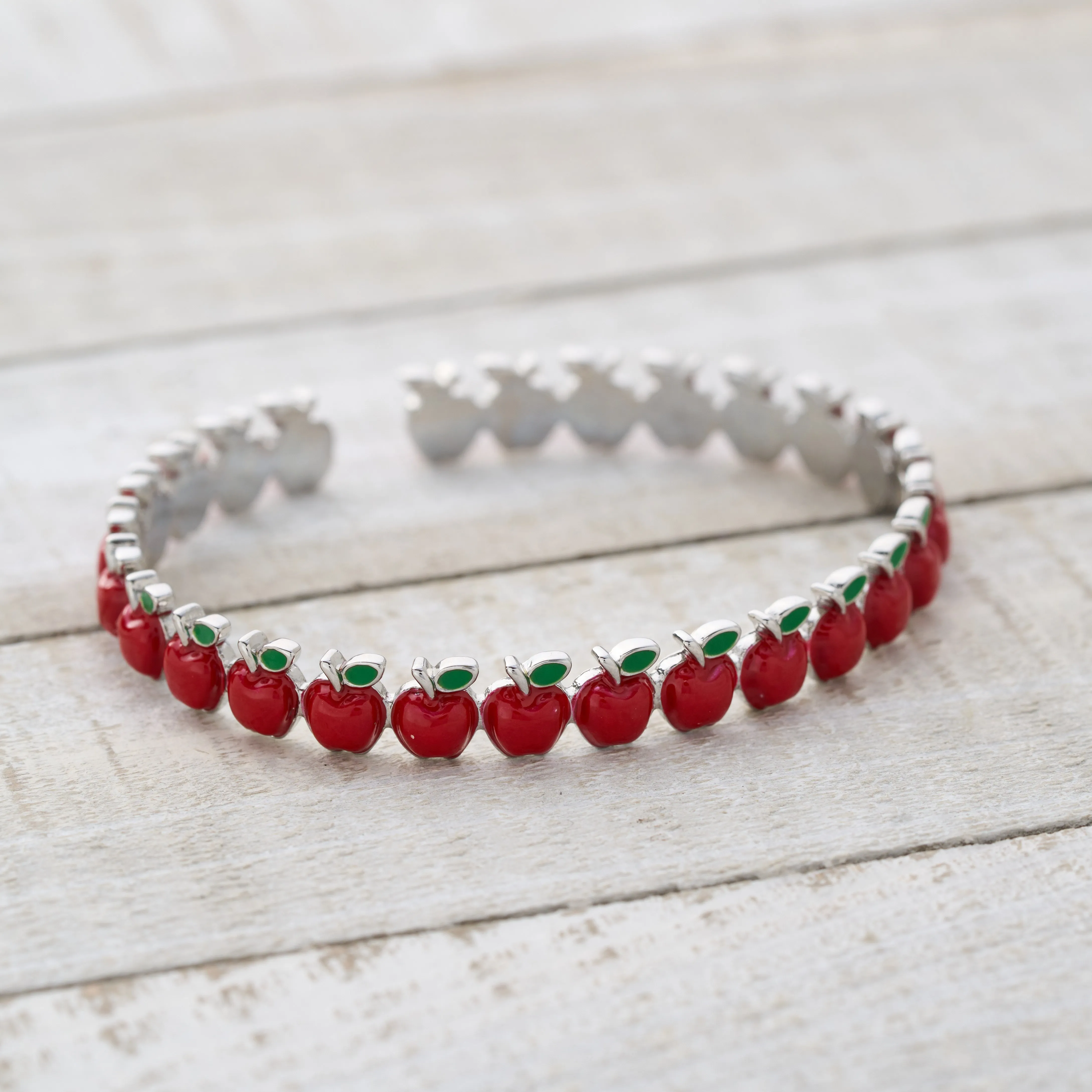 Little Apple Cuff Bracelet