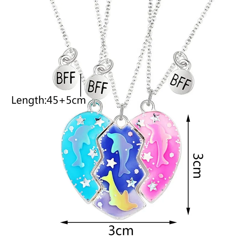 Magnetic Lovely Couples Pendant Necklace