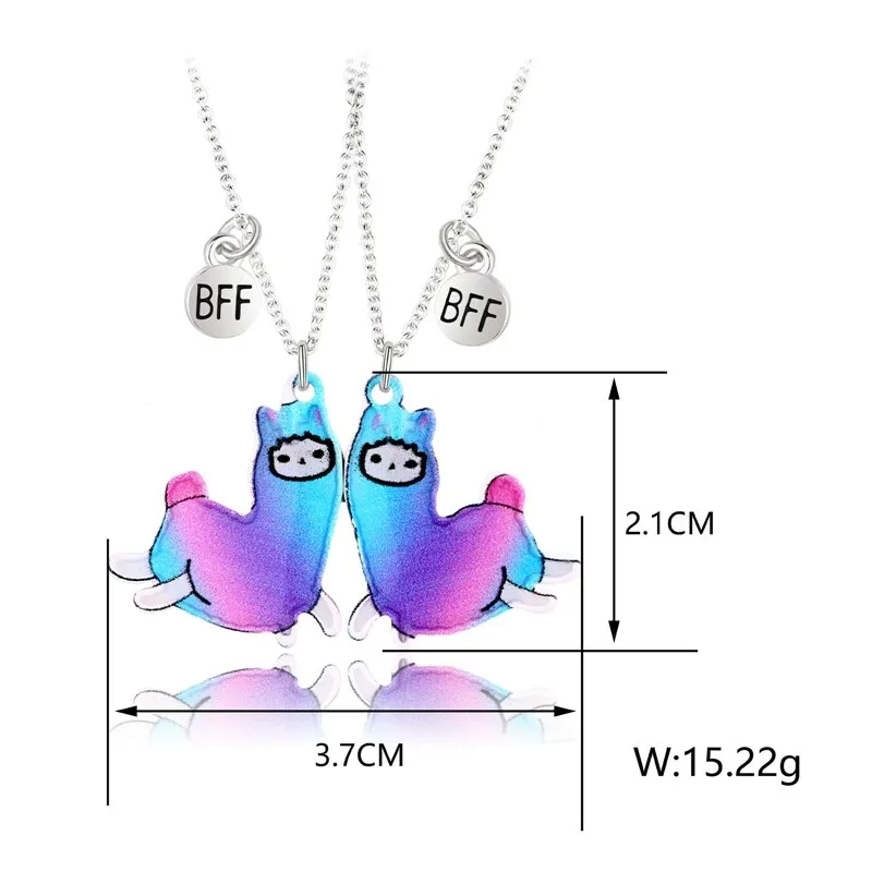 Magnetic Lovely Couples Pendant Necklace