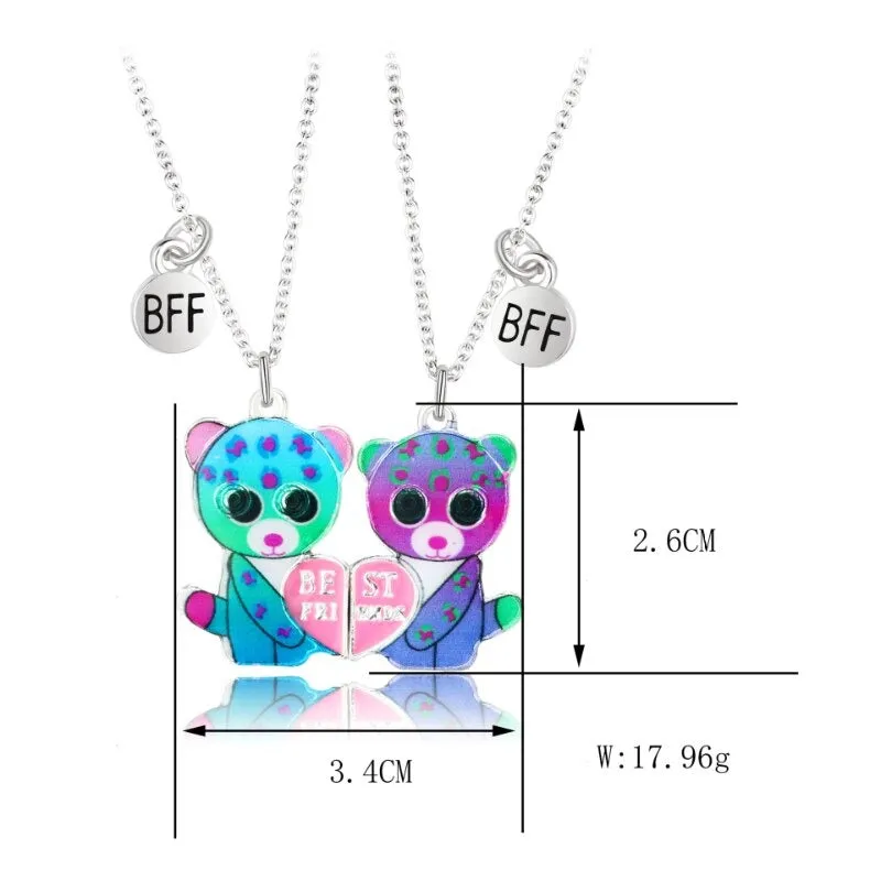 Magnetic Lovely Couples Pendant Necklace