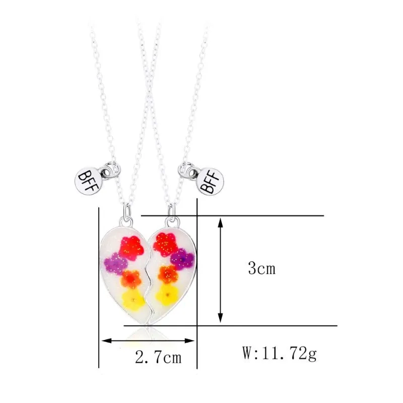 Magnetic Lovely Couples Pendant Necklace