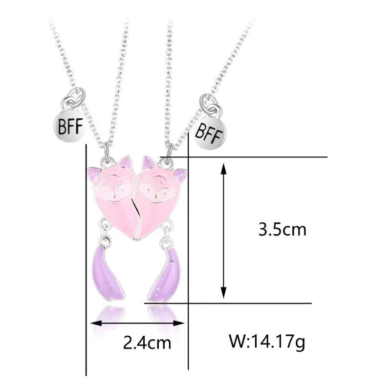 Magnetic Lovely Couples Pendant Necklace