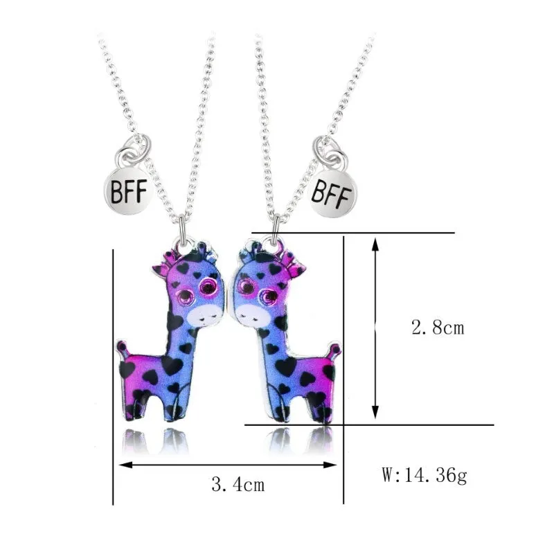 Magnetic Lovely Couples Pendant Necklace