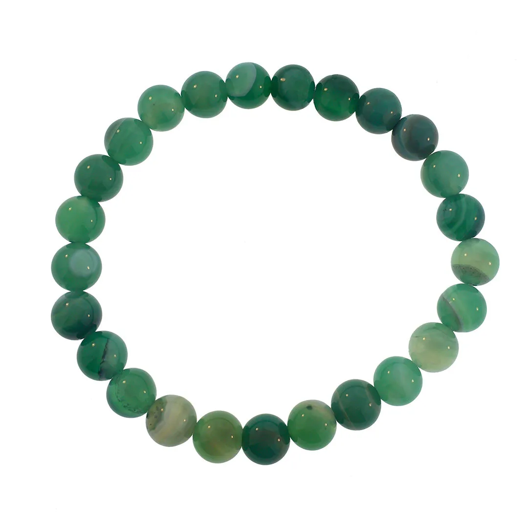 Natural Gem Beads Flex Bracelet