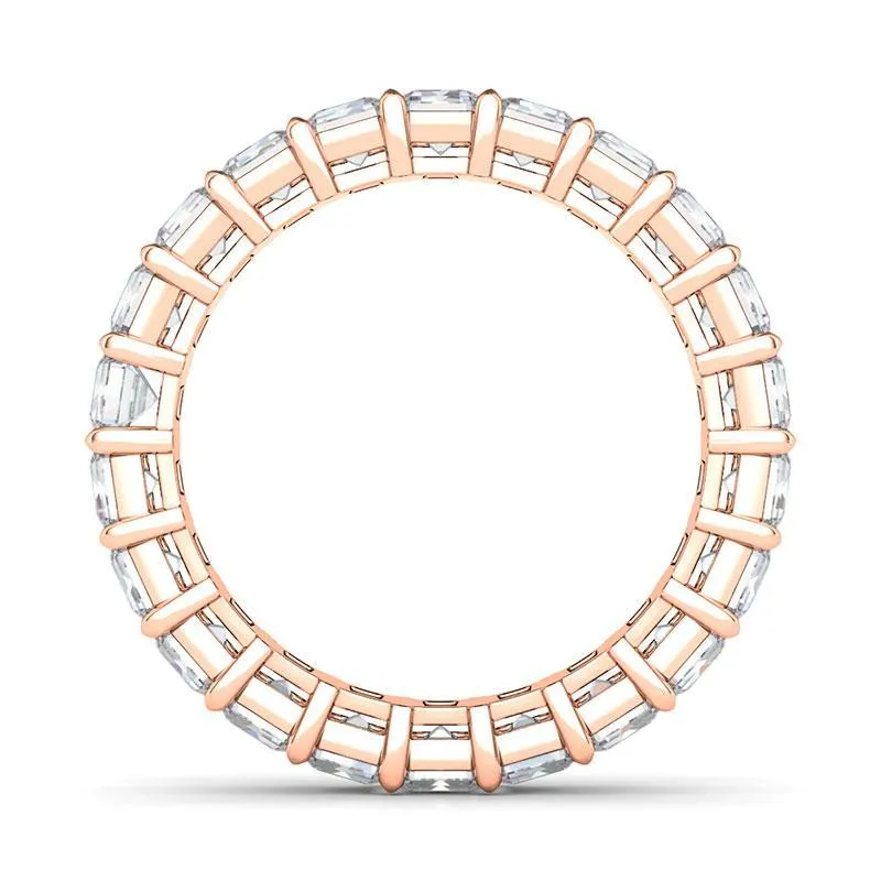 Petite Emerald Cut Diamond Eternity Band