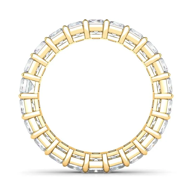 Petite Emerald Cut Diamond Eternity Band