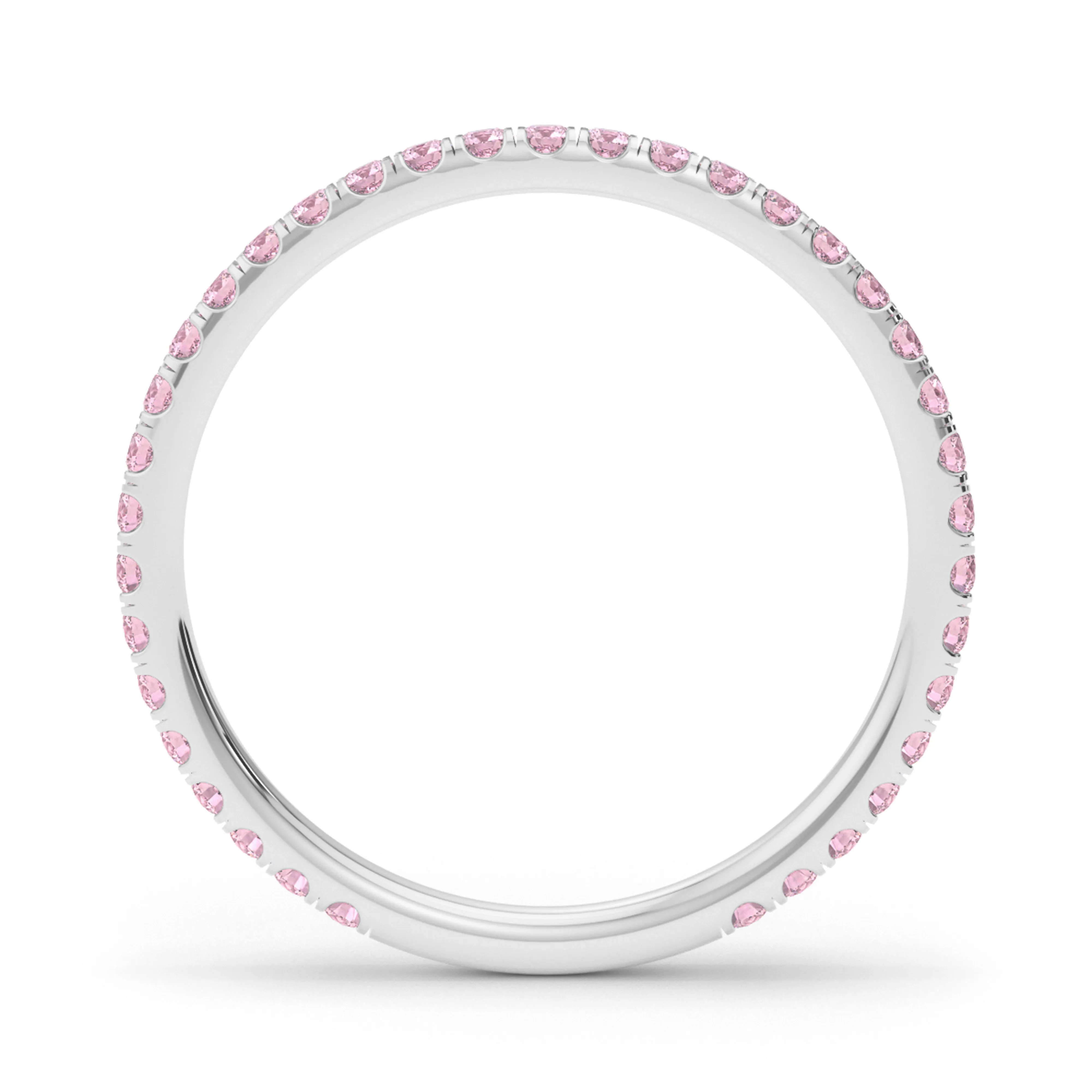 Petite Fancy Pink Diamond Eternity Band