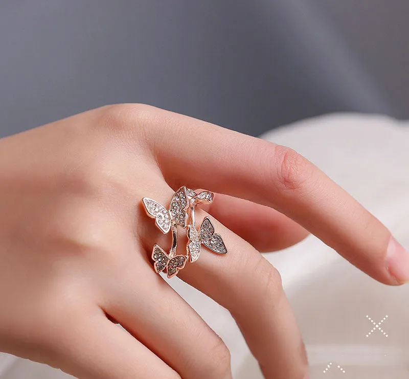 R618 - Elegant Butterfly Ring