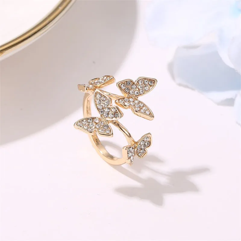 R618 - Elegant Butterfly Ring