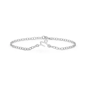 Silver Capricorn Zodiac Bracelet