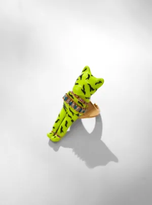 The Kitten Kidult Ring In Electric Yellow