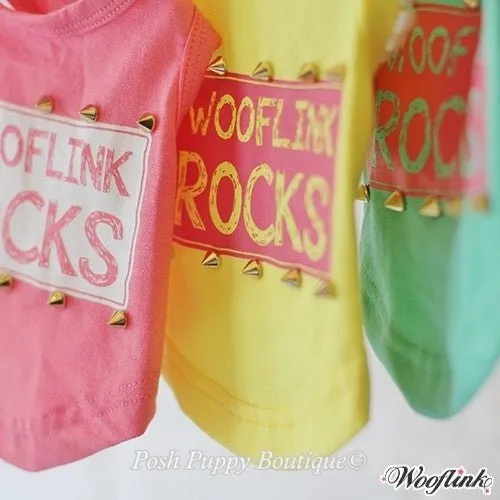 Wooflink Rocks Top - Yellow