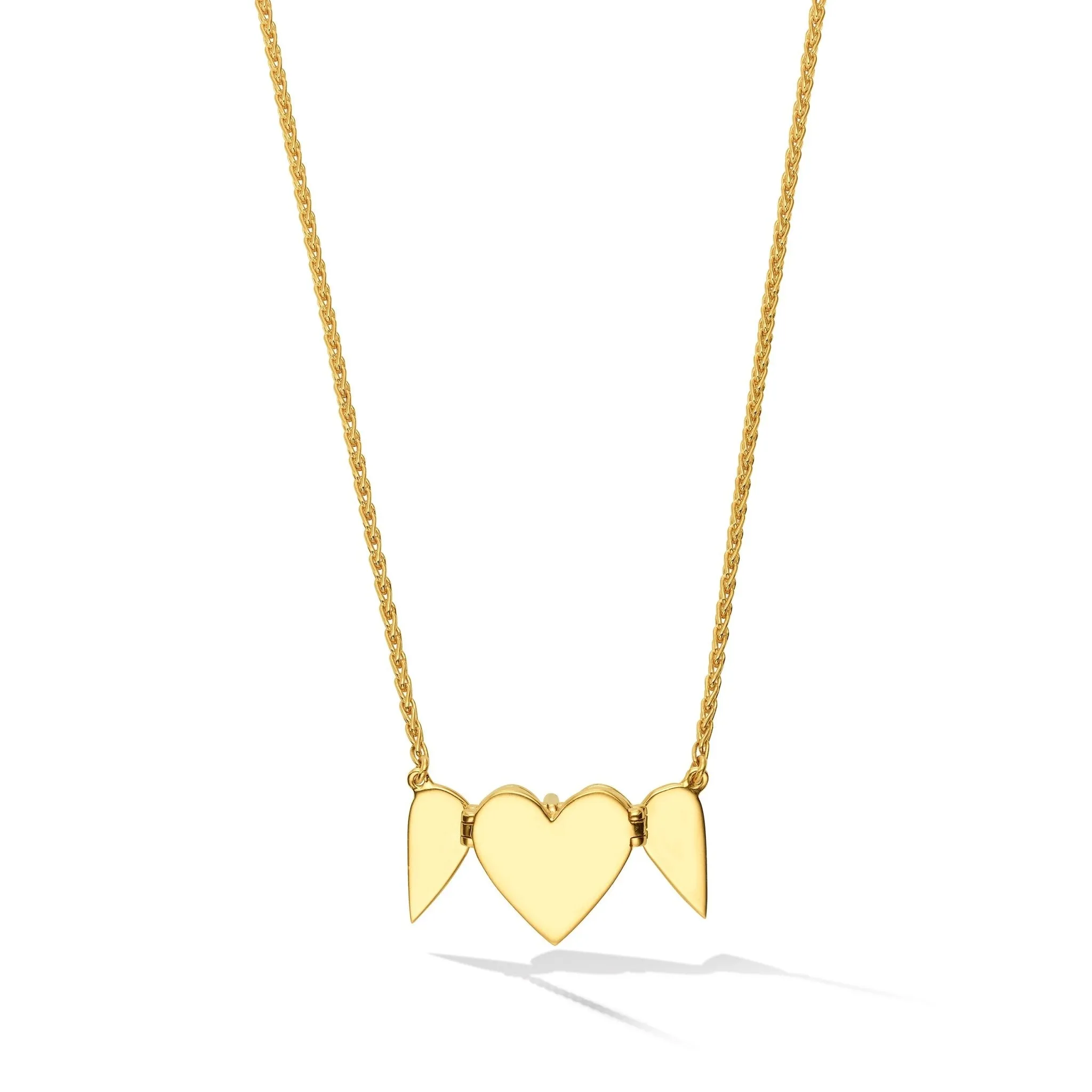 Yellow Gold Endless 3 Heart Necklace